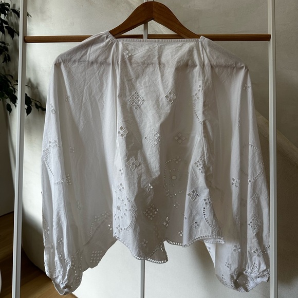 Ganni White Blouse - Picture 4 of 4